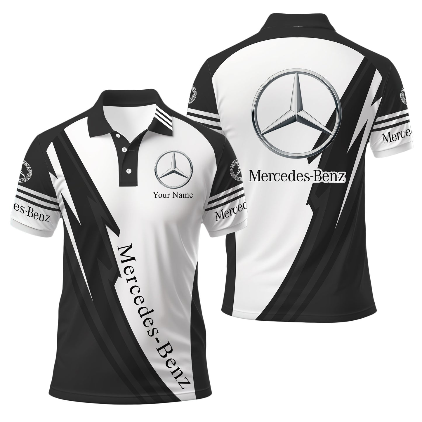 Personalized Merc Sport 3D Full Printing Shirt , Zipper Polo, Hoodie , Short , Polo , hawaii