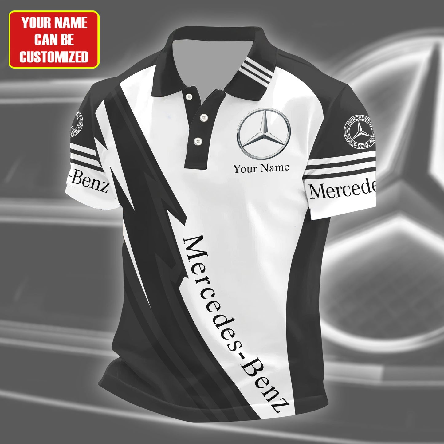 Personalized Merc Sport 3D Full Printing Shirt , Zipper Polo, Hoodie , Short , Polo , hawaii