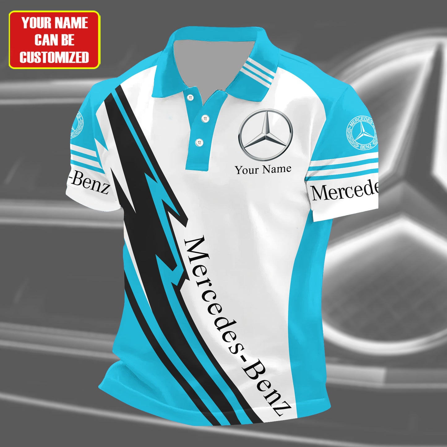 Personalized Merc Sport 3D Full Printing Shirt , Zipper Polo, Hoodie , Short , Polo , hawaii