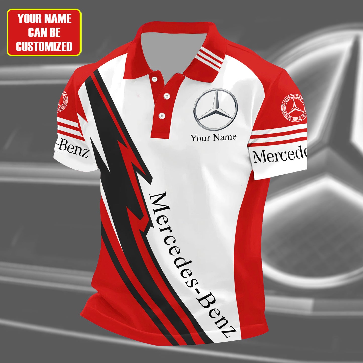 Personalized Merc Sport 3D Full Printing Shirt , Zipper Polo, Hoodie , Short , Polo , hawaii