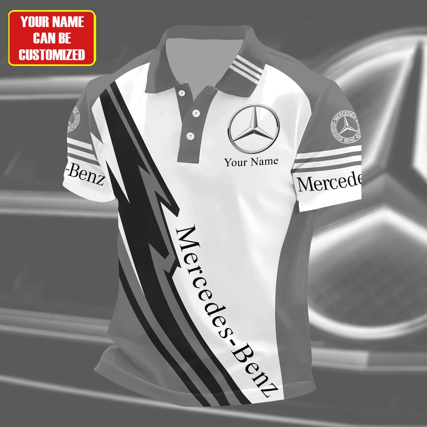 Personalized Merc Sport 3D Full Printing Shirt , Zipper Polo, Hoodie , Short , Polo , hawaii