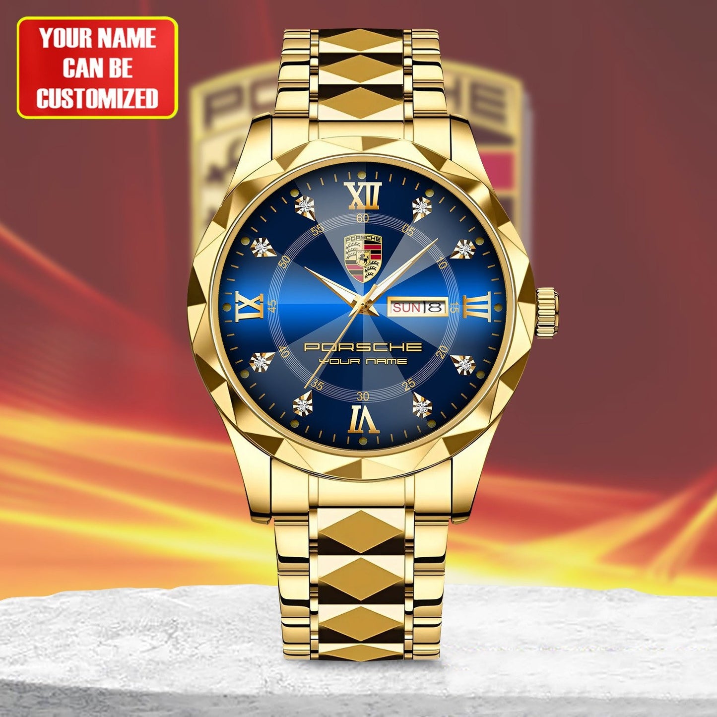 Personalized Pors Elegant Alloy Charley Watch