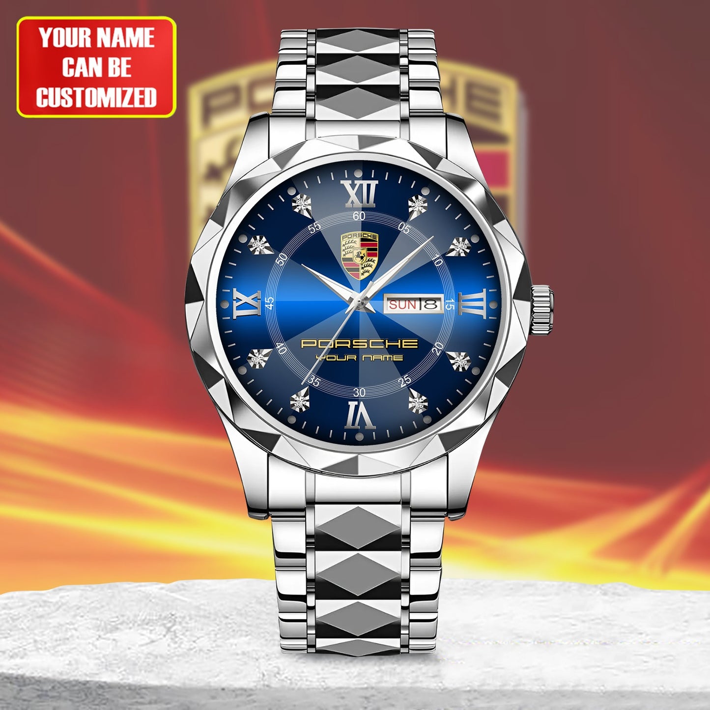 Personalized Pors Elegant Alloy Charley Watch