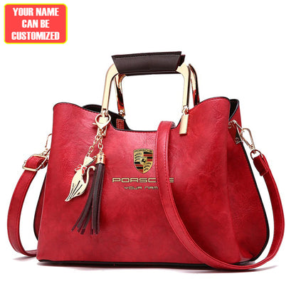 Customized Pors Deluxe Leather Handbag For Women