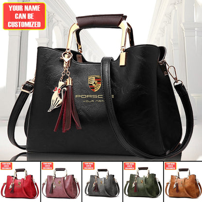 Customized Pors Deluxe Leather Handbag For Women