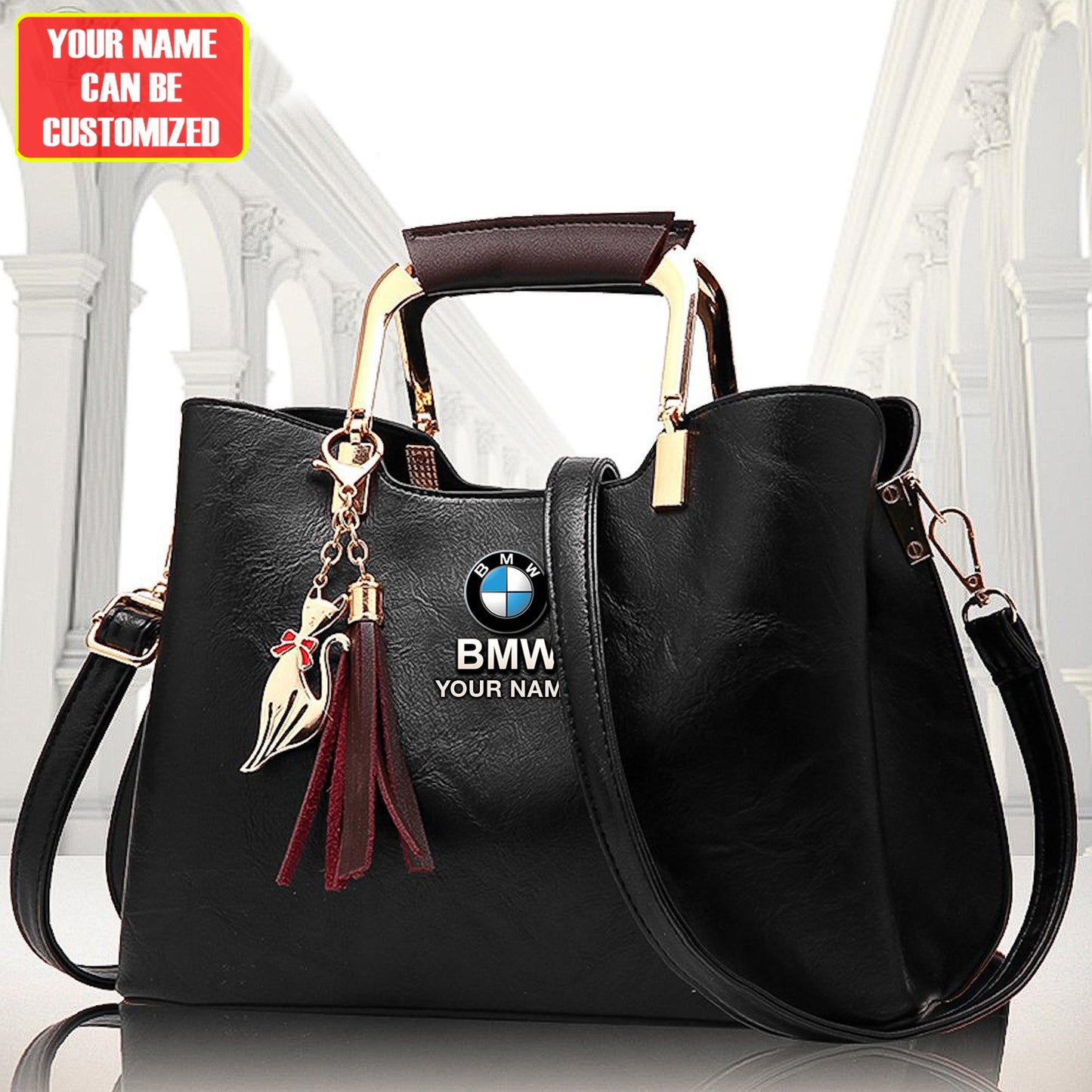 Customized BW Deluxe Leather Handbag For Women
