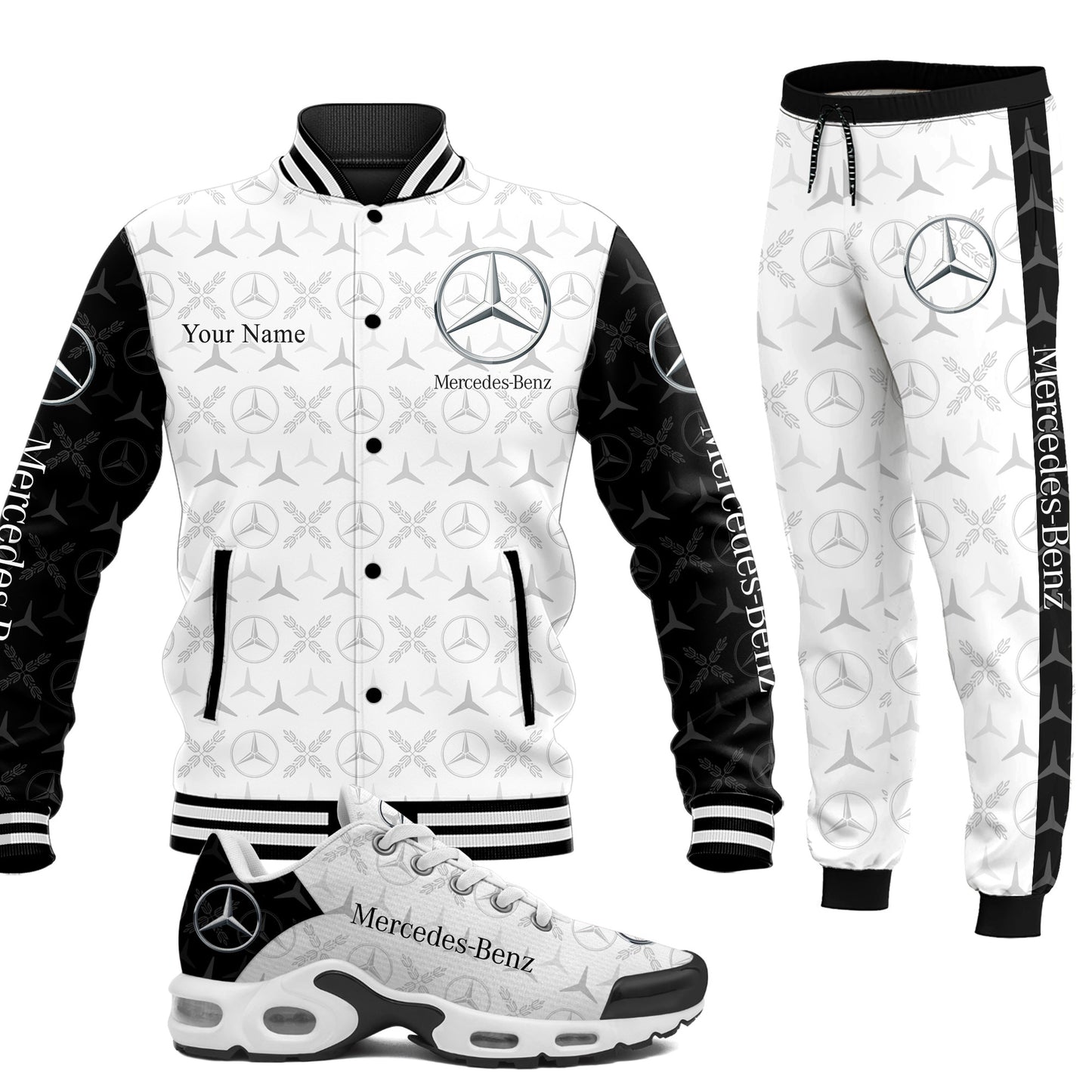 Personalized Merc Limited Edition Premium Winter Tracksuits Match Sneaker