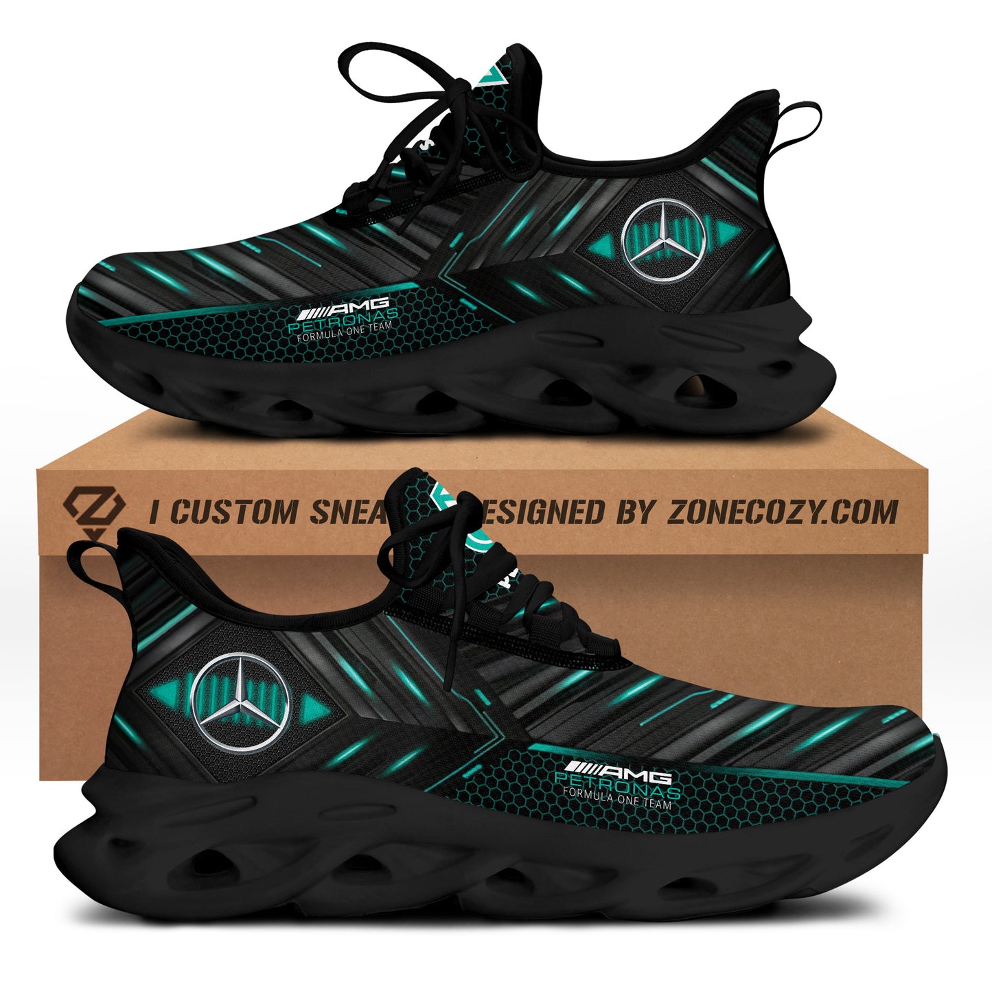 Merc AMG Petronas Sport Chunky Custom Sneaker