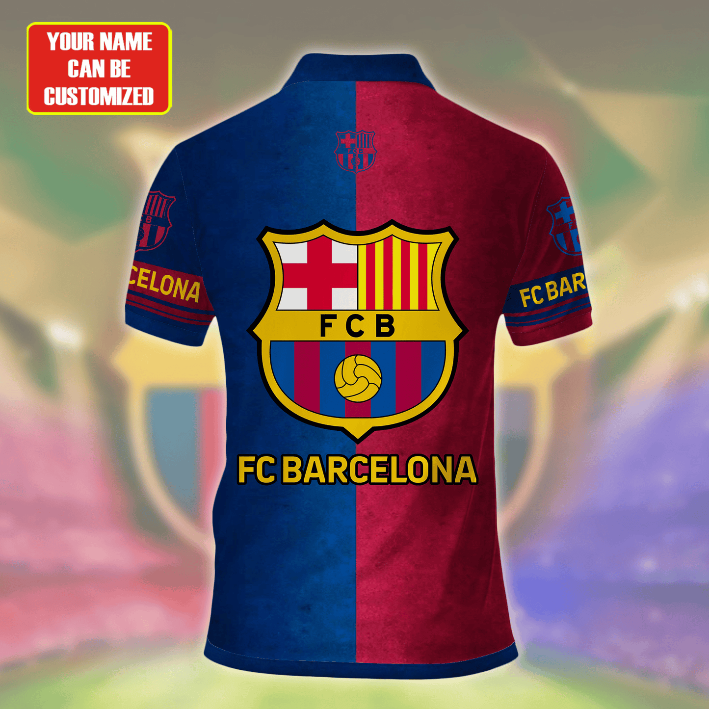 Personalized Barcelona FC 3D Full Printing Set , Barcelona FC Shirt , Barcelona Set , Zipper Polo, Hoodie , Short , Polo , hawaii V21