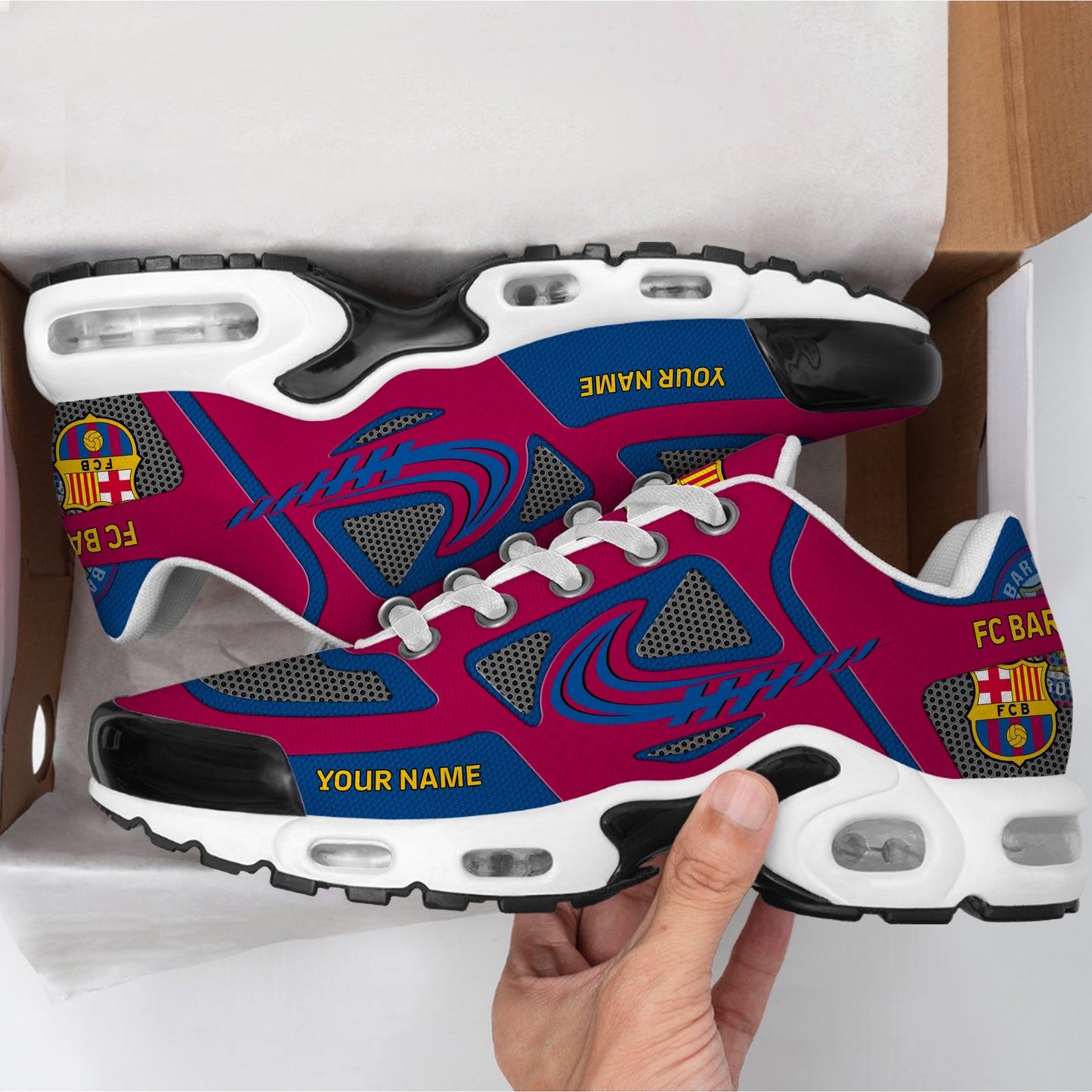 Personalized Barcelona Sport Air Cushion Sneaker