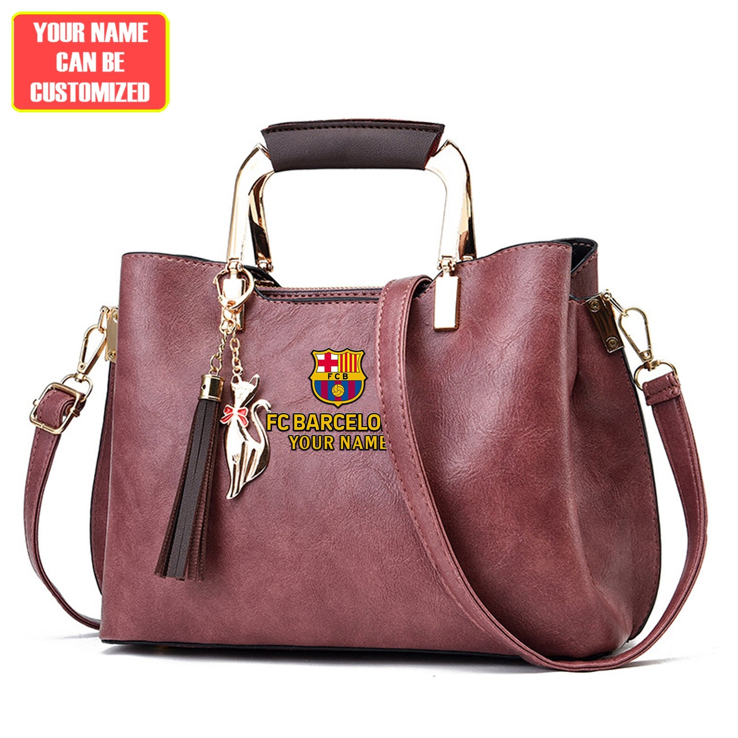 Customized Barca Deluxe Leather Handbag For Women