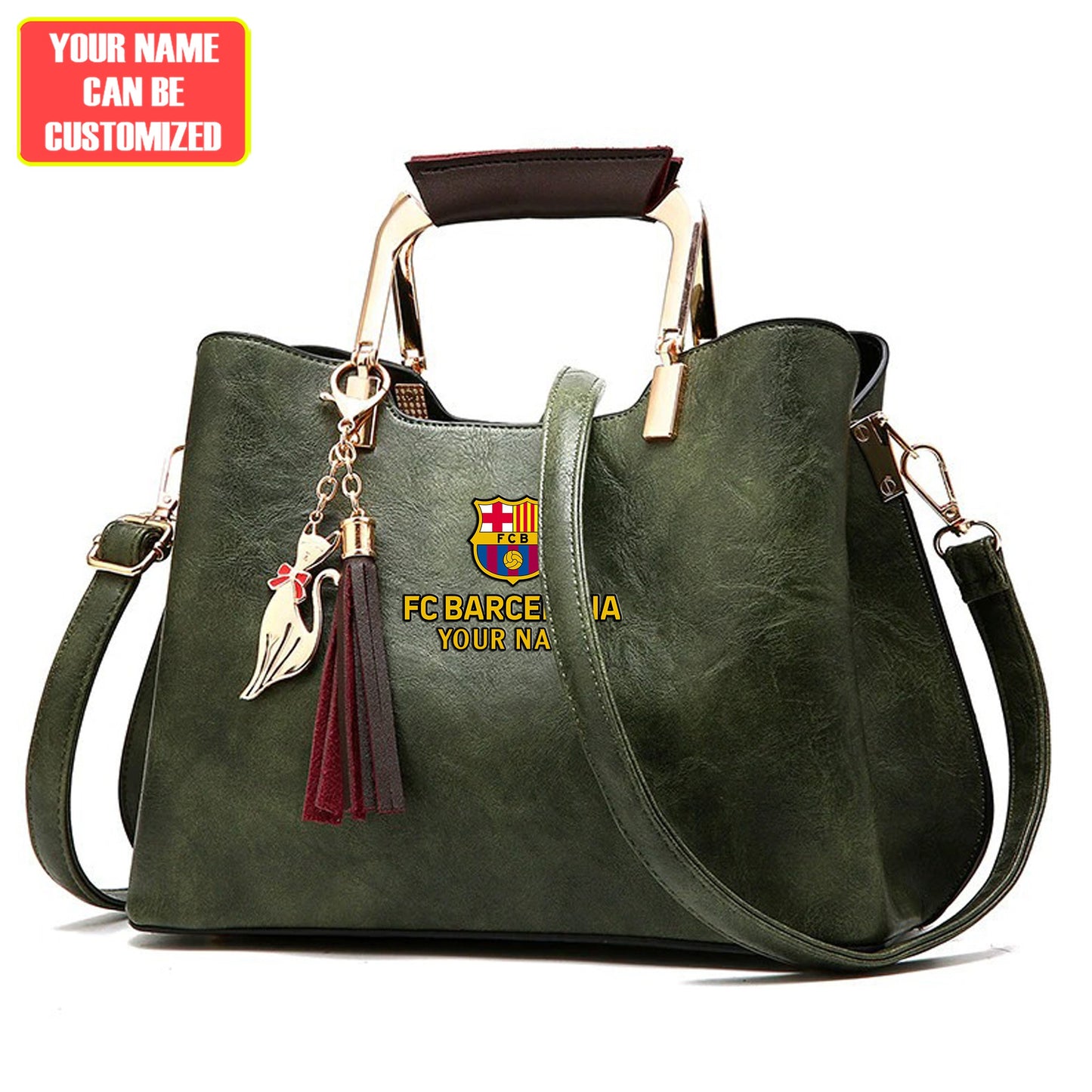 Customized Barca Deluxe Leather Handbag For Women