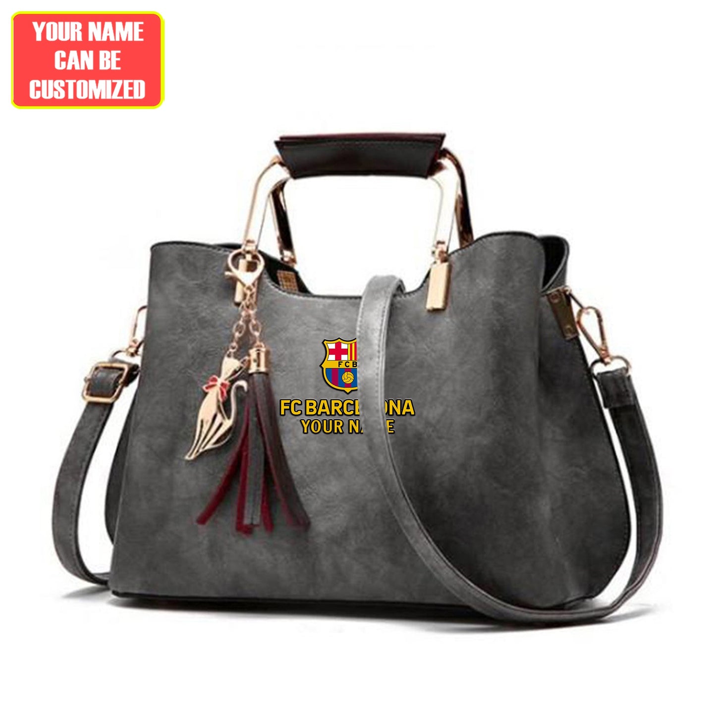 Customized Barca Deluxe Leather Handbag For Women