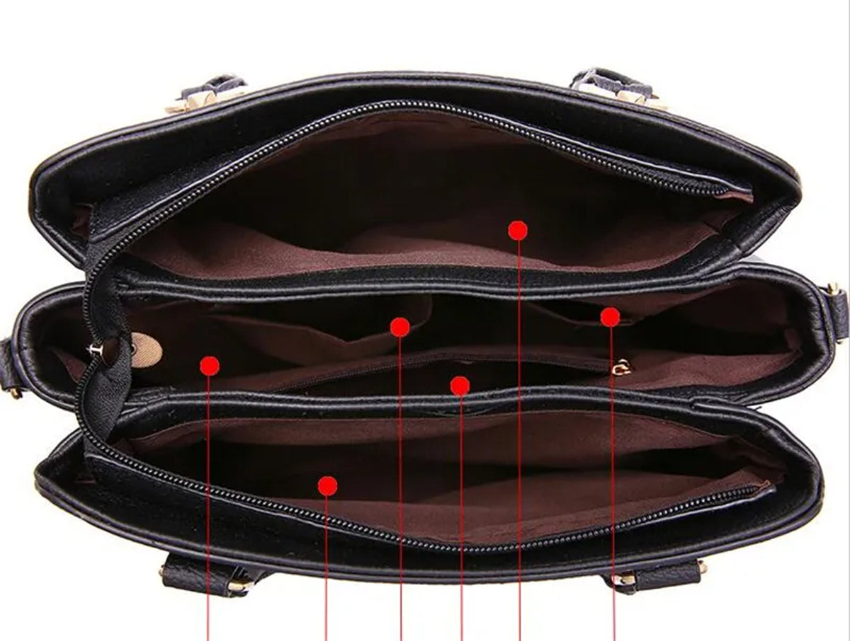 Merc Custom Name Classic Leather Handbag