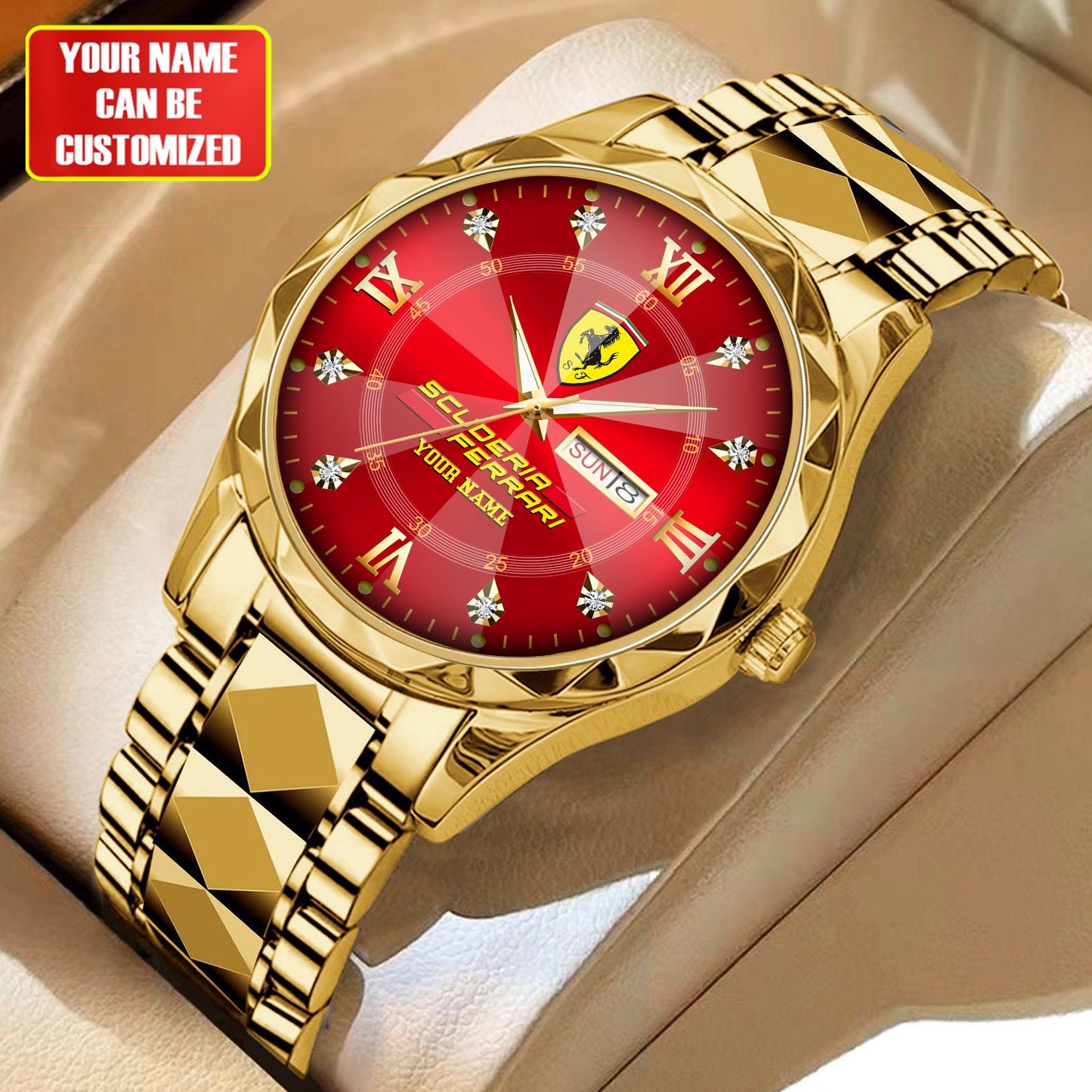 Personalized S.F Elegant Alloy Charley Watch