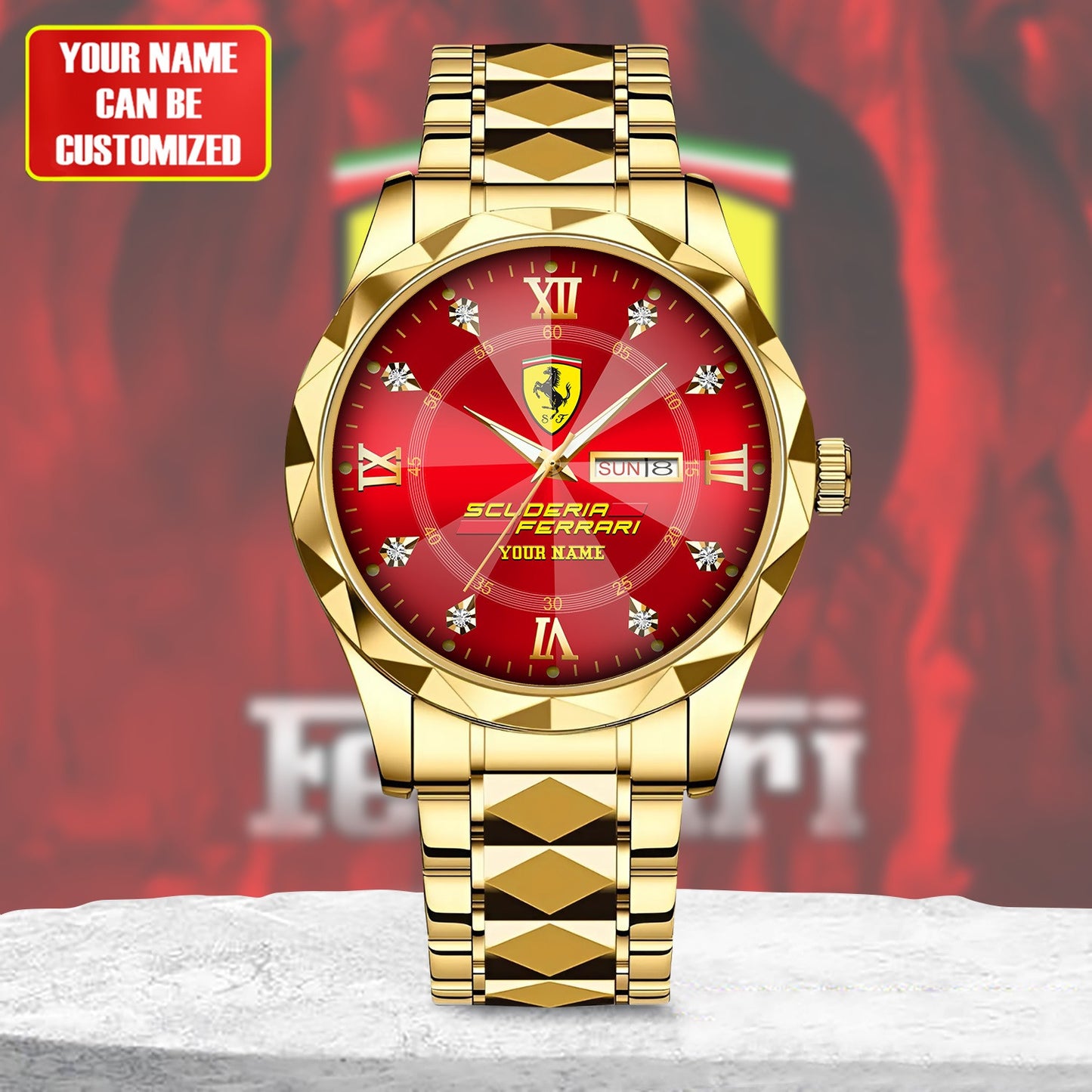 Personalized S.F Elegant Alloy Charley Watch
