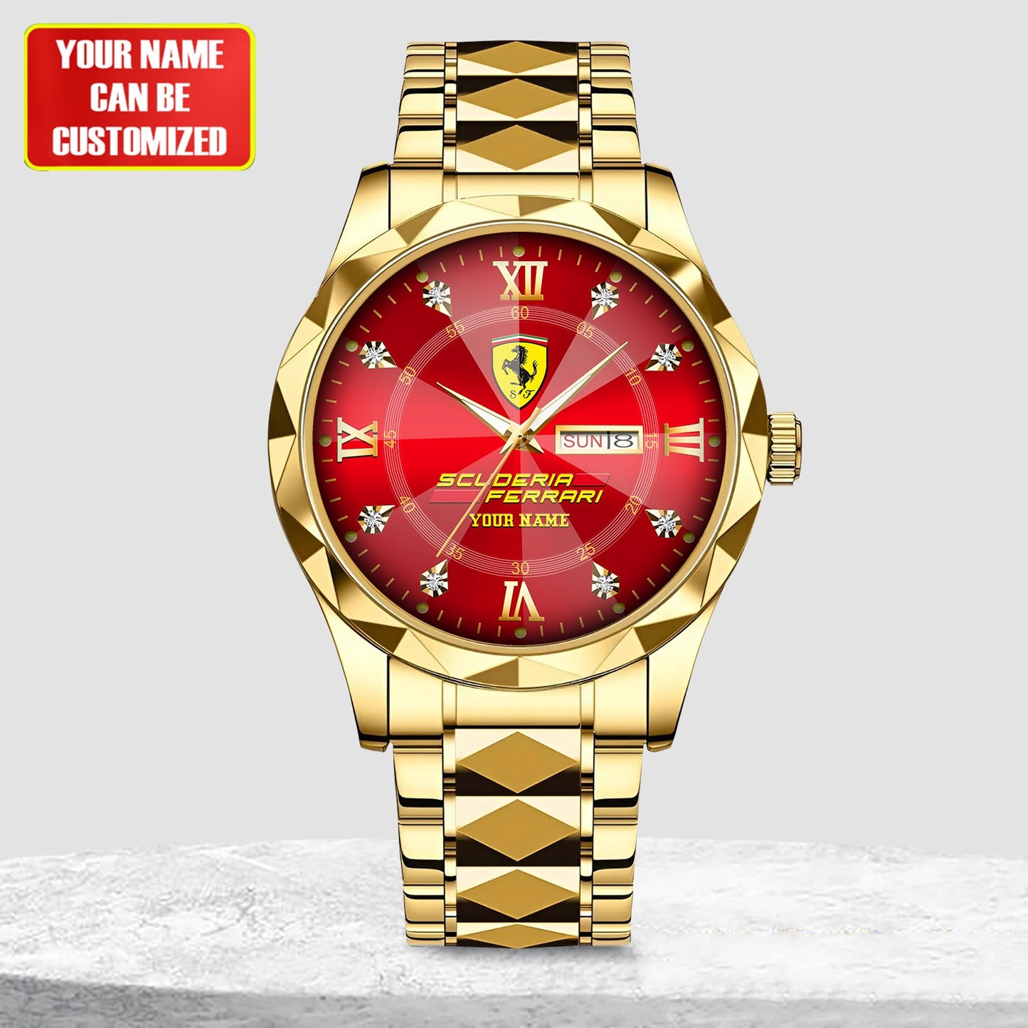 Personalized S.F Elegant Alloy Charley Watch