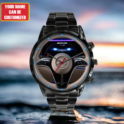 Personalized Merc AMG Cockpit Luxury Stainless Steel Watch V4