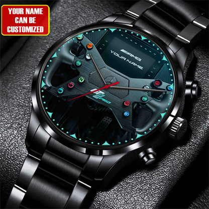 Personalized Merc AMG GT 2 Luxury Stainless Steel Watch