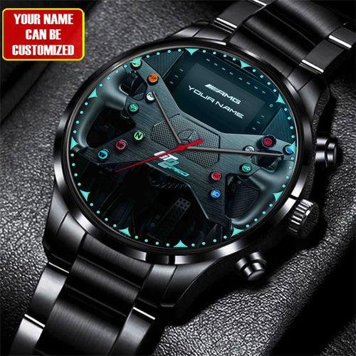 Personalized Merc AMG GT 2 Luxury Stainless Steel Watch