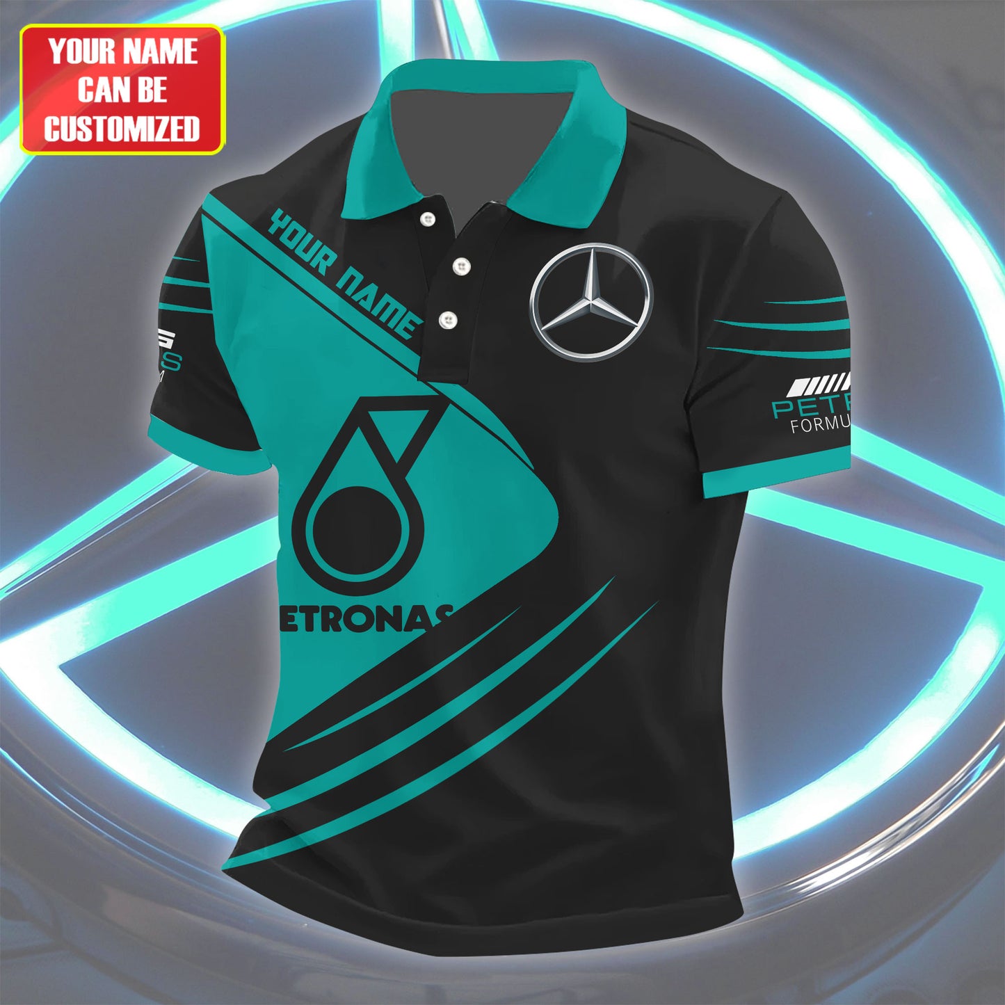 Personalized Merc AMG Petronas 3D Full Printing Set ,Merc AMG Petronas Shirt , Hoodie , Short , Polo ,hawaii V6