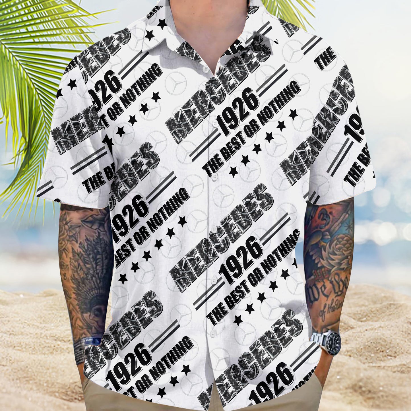 Personalized Merc 1926 Hawaii Shirt Beach Short