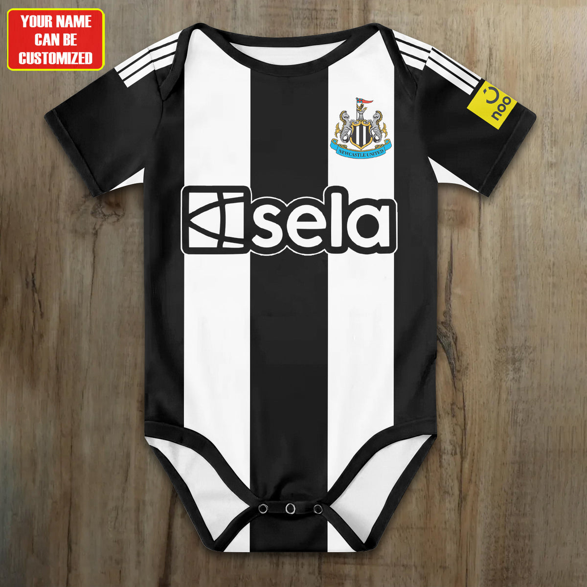 Customized Newcaslte Soccer Jersey , Baby Rib Bodysuit Sizes