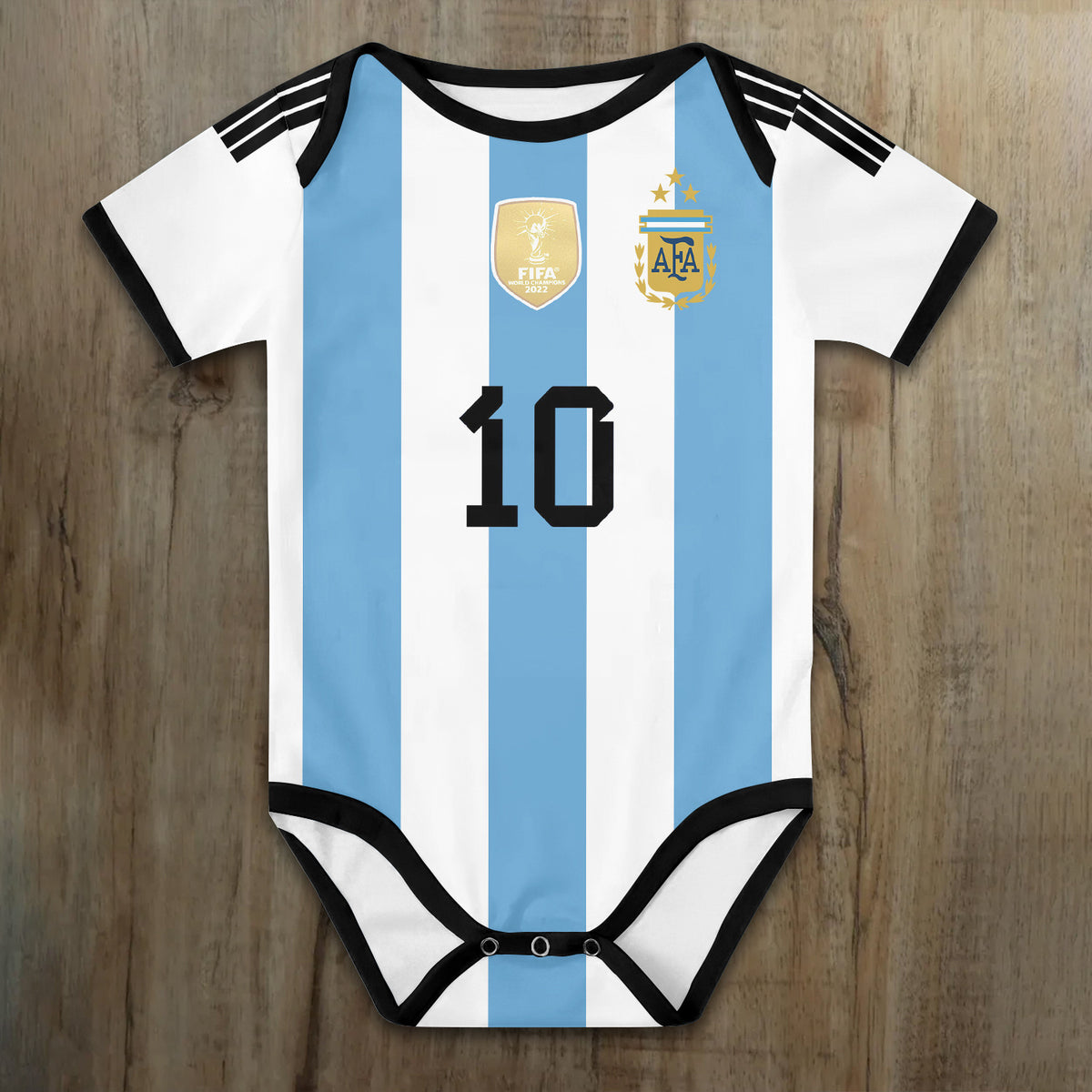 Customized M10 Argentina Soccer Jersey , Baby Rib Bodysuit Sizes