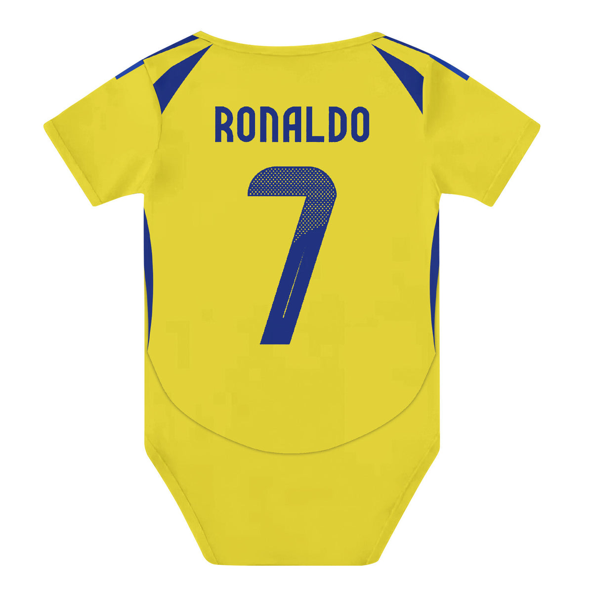 Customized CR7 Al nassr Soccer Jersey , Baby Rib Bodysuit Sizes