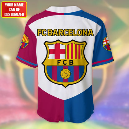 Personalized Barca FC - Baseball Jersey Shirt 3D