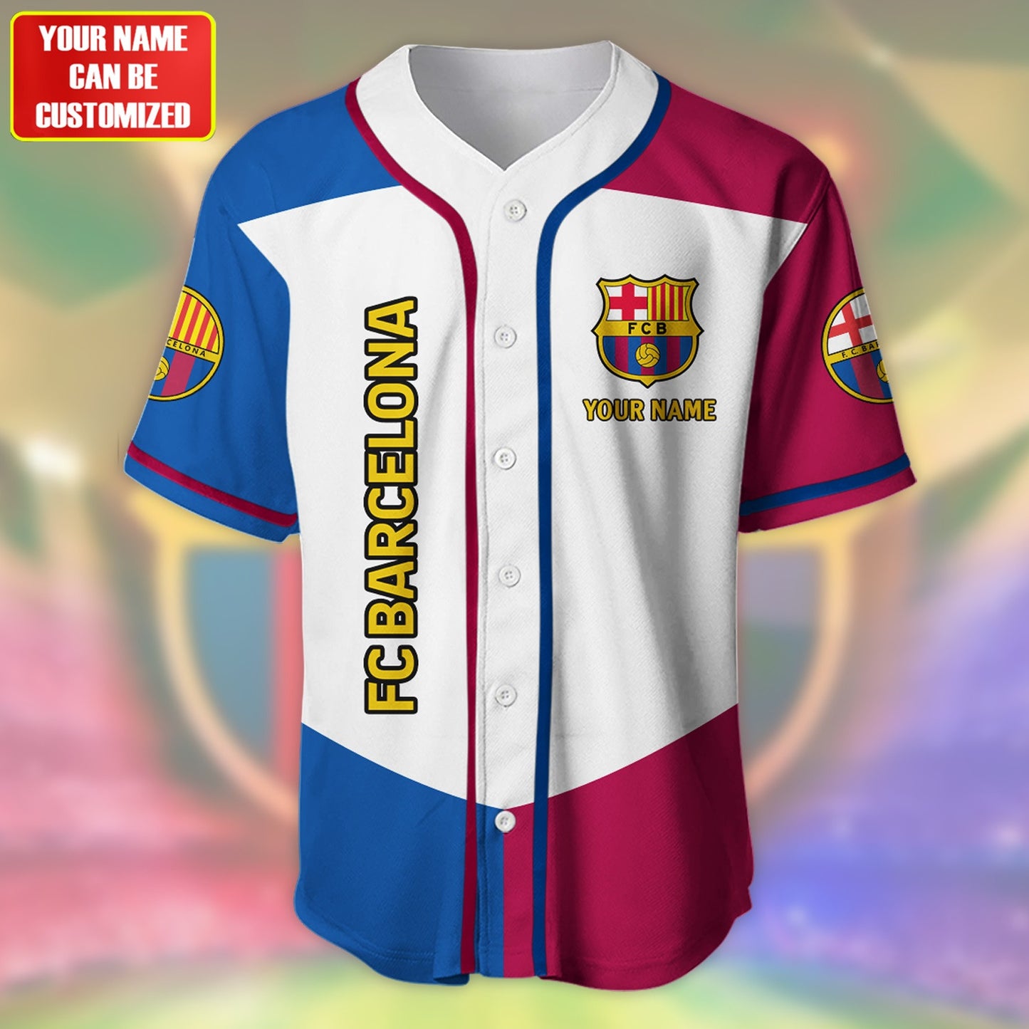 Personalized Barca FC - Baseball Jersey Shirt 3D