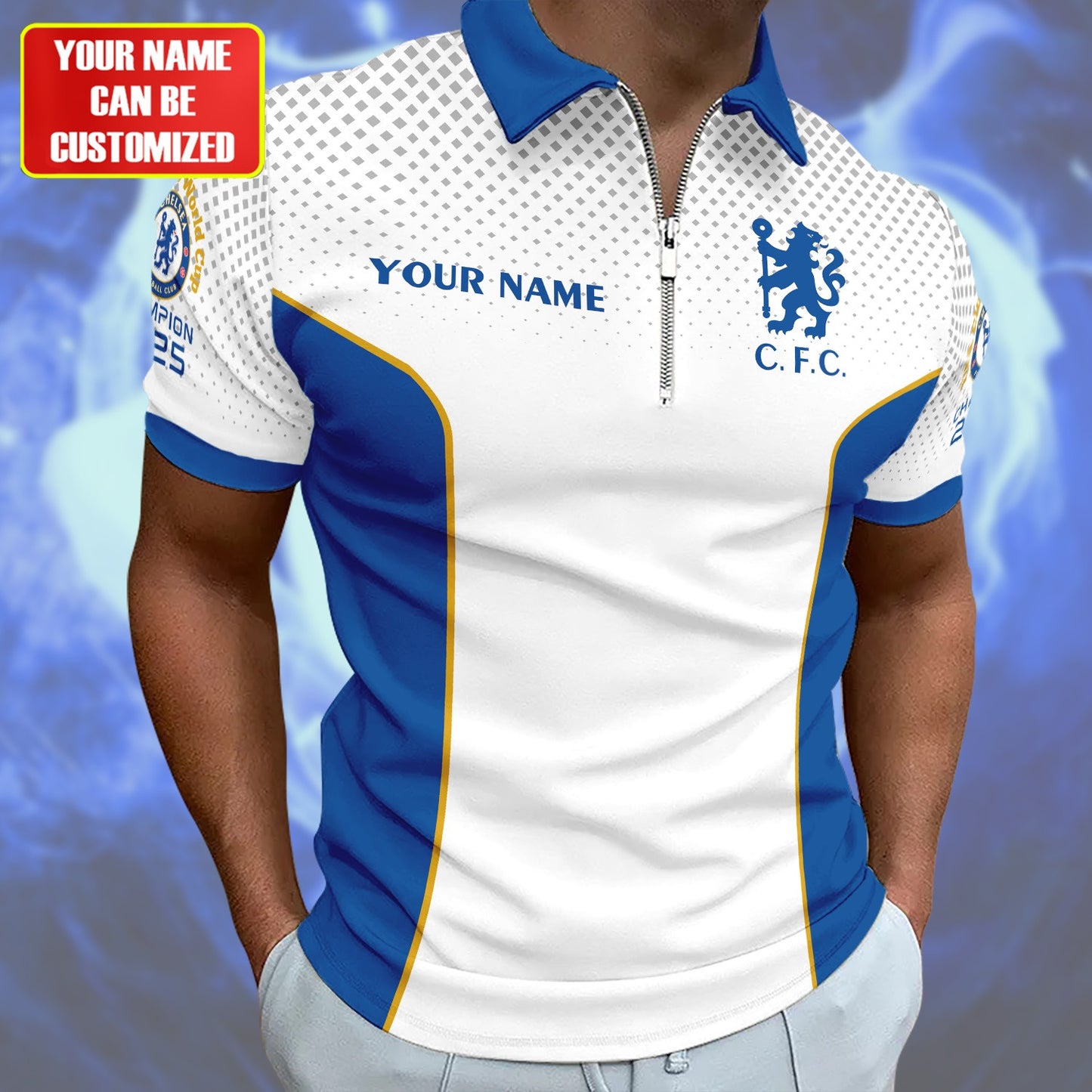 Personalized Chelsea World Champion 3D Full Printing Set , Chelsea Shirt , Hoodie , Short , Polo ,hawaii