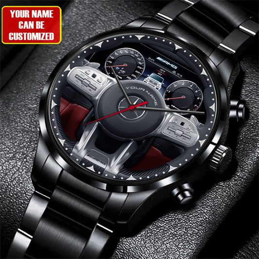 Personalized Merc AMG G Cockpit Luxury Stainless Steel Watch