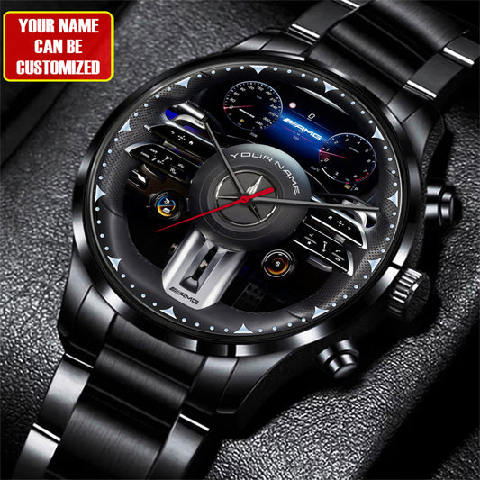 Personalized Merc AMG Cockpit Luxury Stainless Steel Watch V5