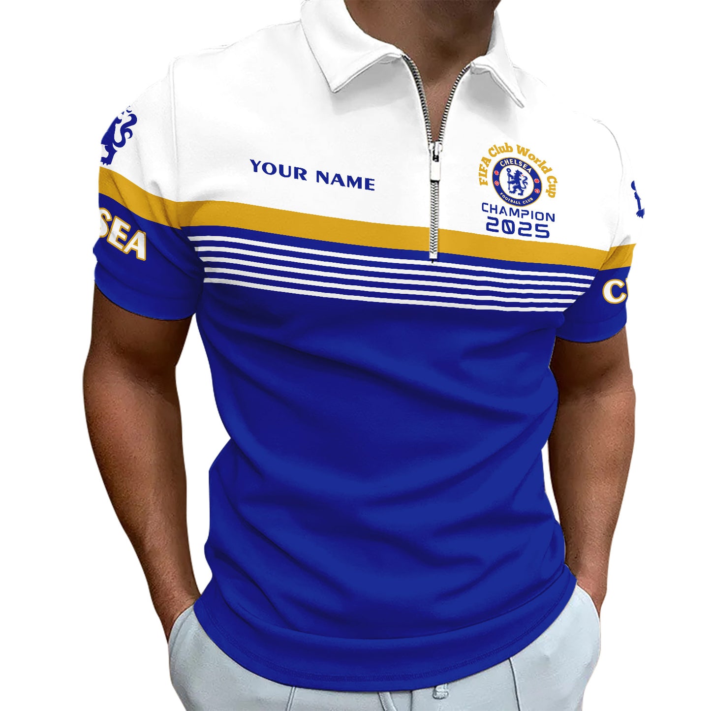 Personalized Chelsea World Champions 3D Full Printing Set , Chelsea Shirt , Hoodie , Short , Polo ,hawaii V2