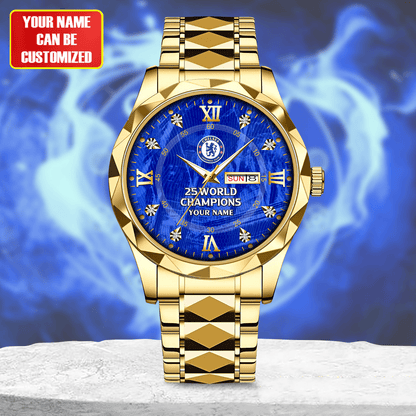 Personalized Chelsea Champions Alloy Charley Watch