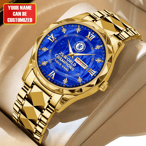 Personalized Chelsea Champions Alloy Charley Watch