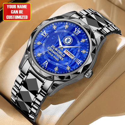 Personalized Chelsea Champions Alloy Charley Watch