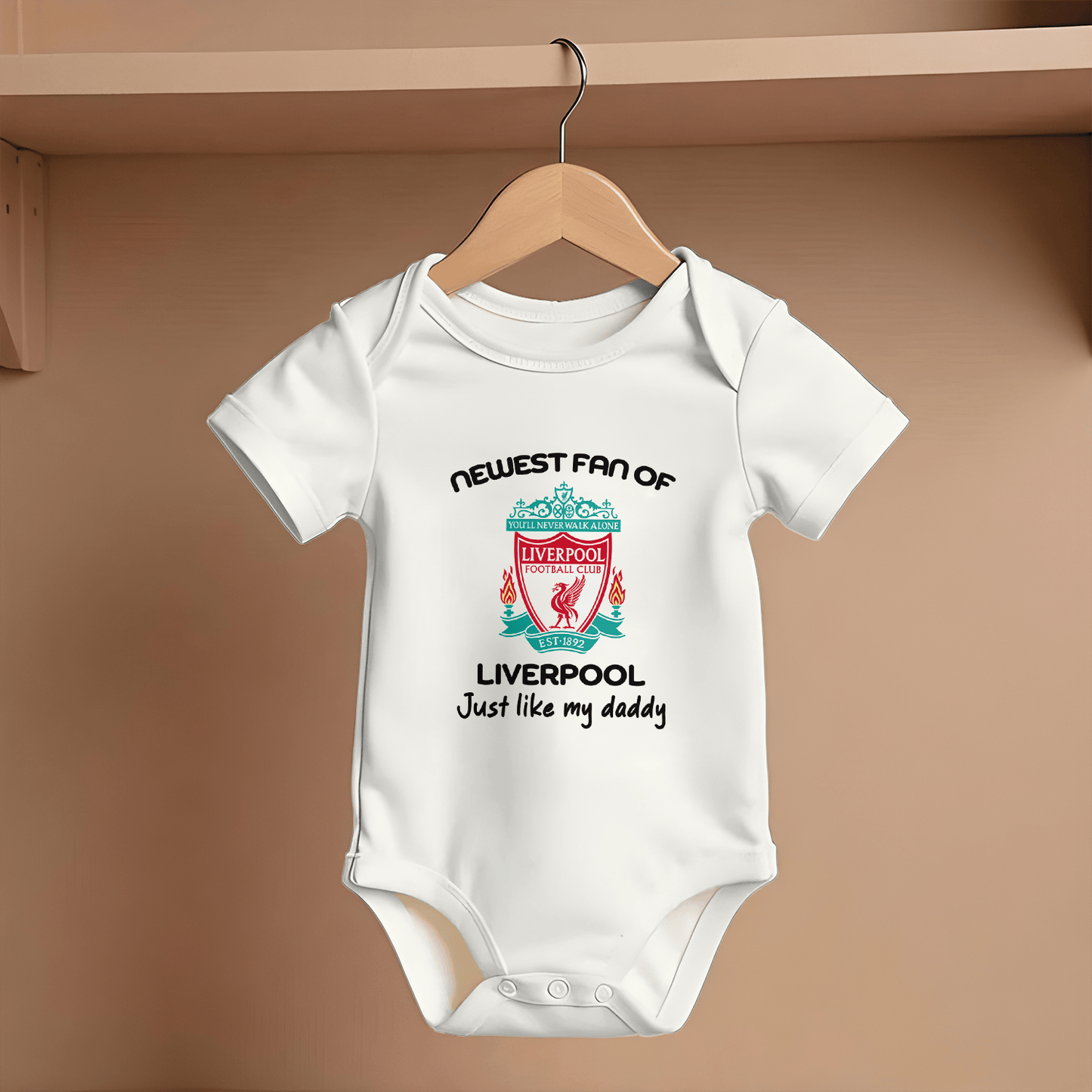 Customized Newest Fan of LVP Soccer Jersey , Baby Rib Bodysuit Sizes