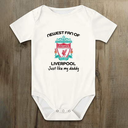 Customized Newest Fan of LVP Soccer Jersey , Baby Rib Bodysuit Sizes