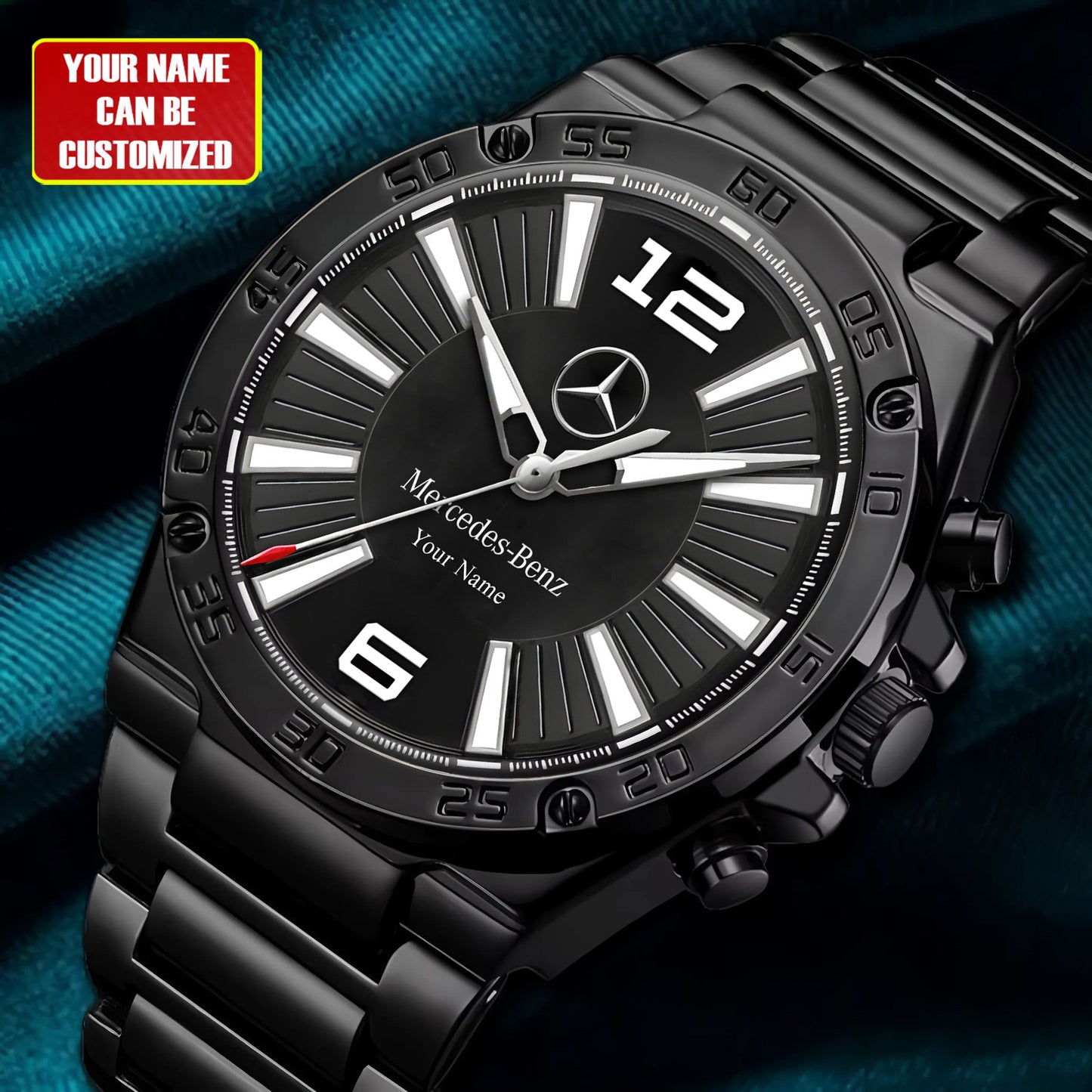 Personalized Merc DalKomm Luxury Dial Steel Watch
