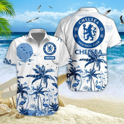Personalized Chelsea Tropical Hawaii Shirt Beach Short V2