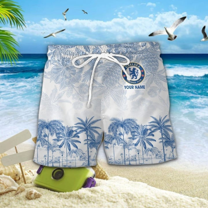 Personalized Chelsea Tropical Hawaii Shirt Beach Short V4