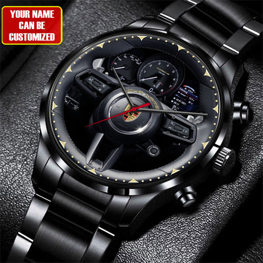 Personalized Pors Macan Luxury Stainless Steel Watch