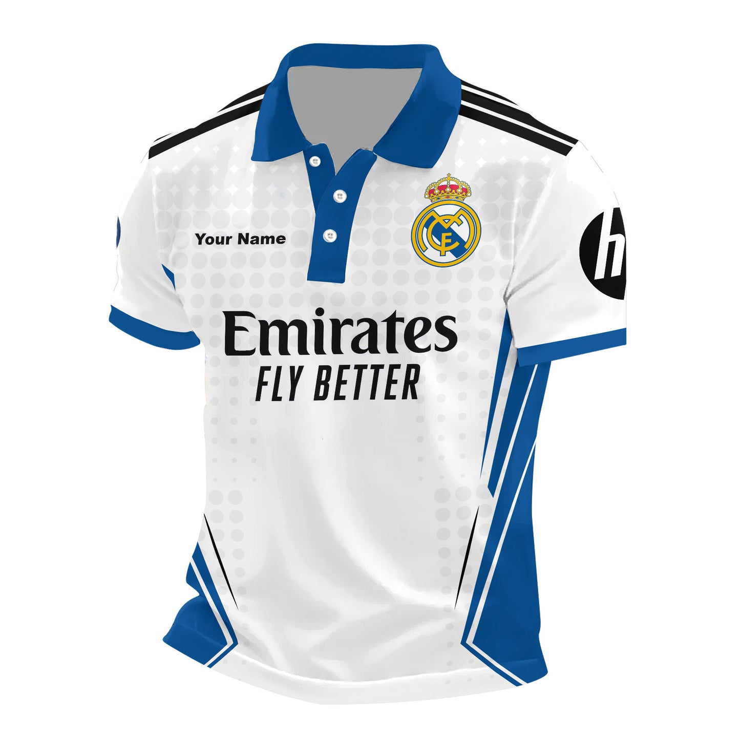 Personalized Real Madrid Q7 3D Full Printing Set , Real Madrid Q7 Shirt , Real Madrid Set , Zipper Polo, Hoodie , Short , Polo , hawaii