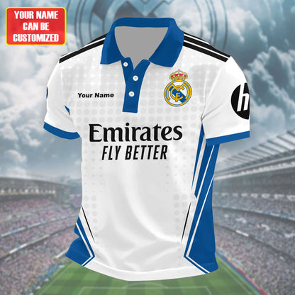 Personalized Real Madrid Q7 3D Full Printing Set , Real Madrid Q7 Shirt , Real Madrid Set , Zipper Polo, Hoodie , Short , Polo , hawaii