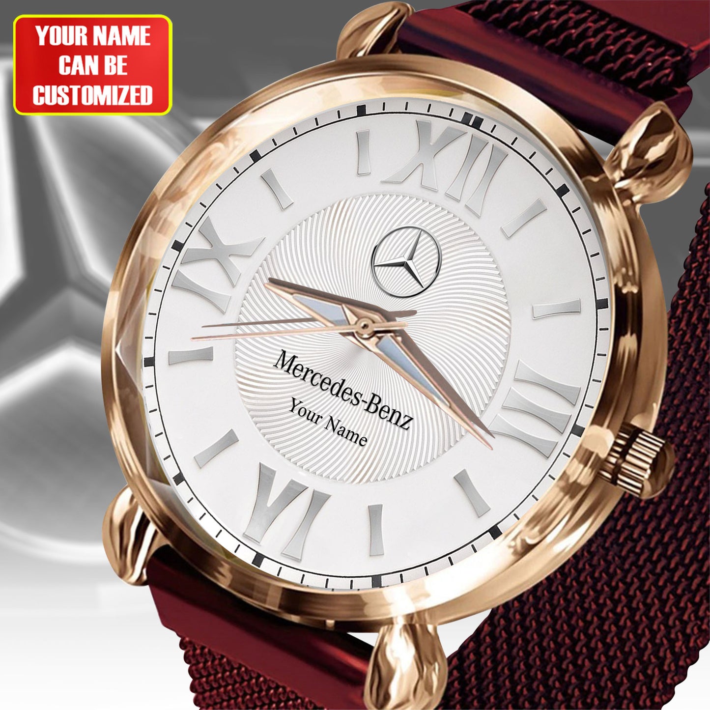Personalized Merc Luxury Women Hand Watch
