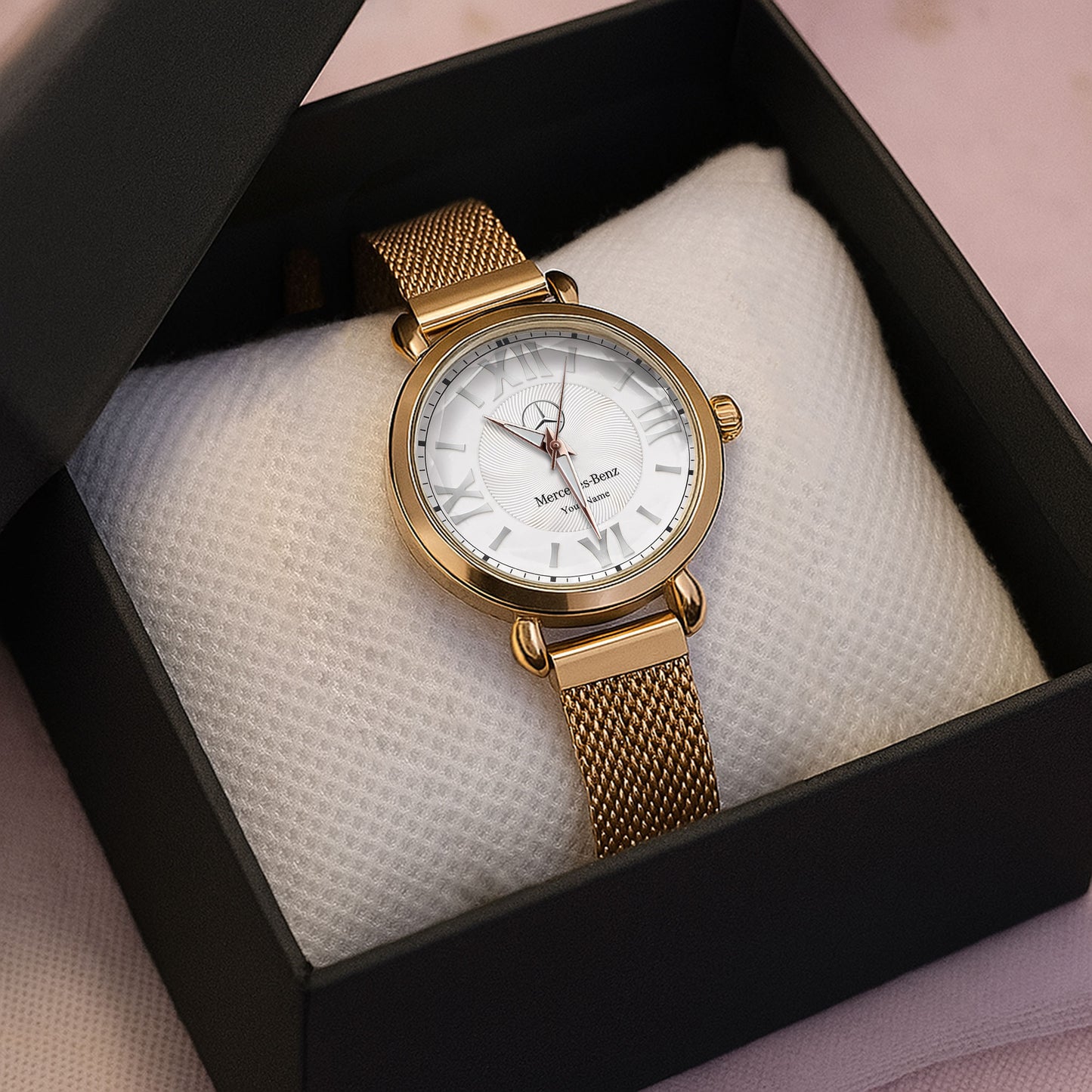 Personalized Merc Luxury Women Hand Watch