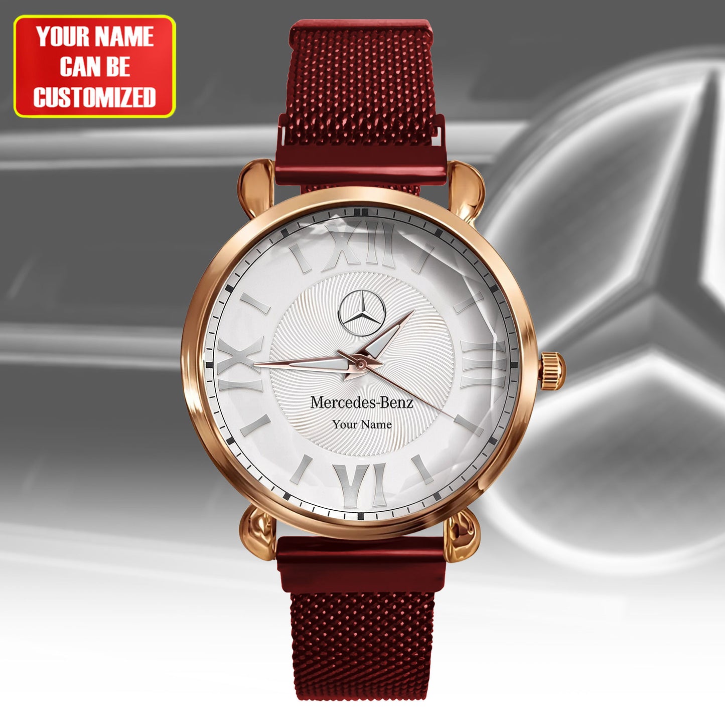 Personalized Merc Luxury Women Hand Watch