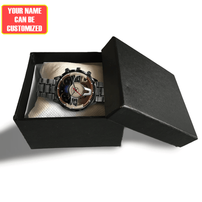 Personalized Merc Wooden Luxury Stainless Steel Watch